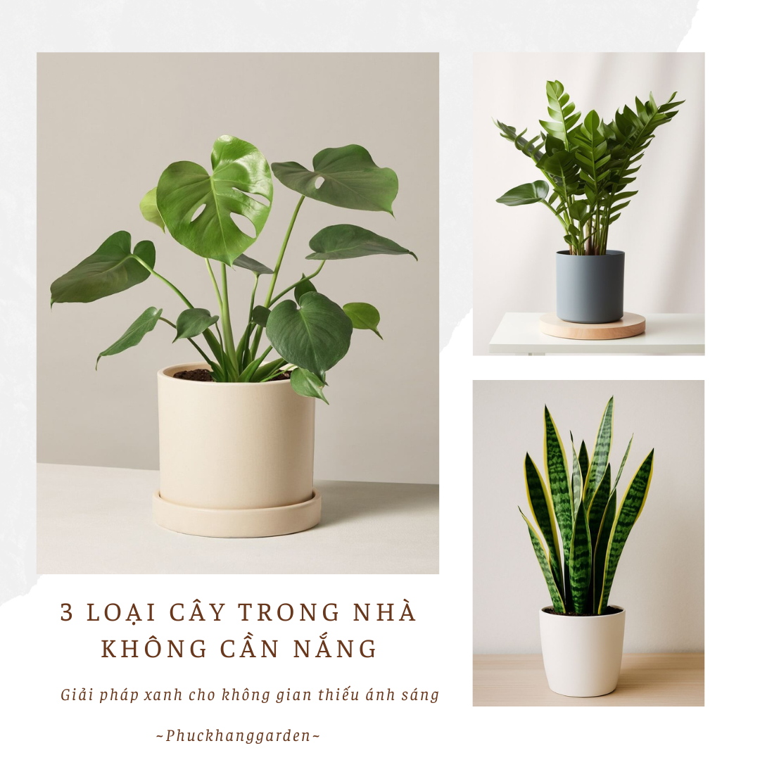 3 loại cây trong nhà không cần nắng – Giải pháp xanh cho không gian thiếu ánh sáng